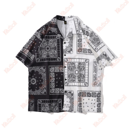 black white casual shirts